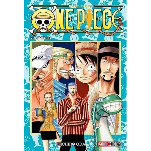 Panini Manga One Piece N34, De Eiichiro Oda. Serie One Piece, Vol. 34. Editorial Panini, Tapa Blanda En Español, 2019