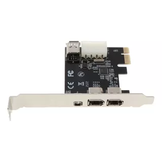 Tarjeta Pci E Express Ieee 1394 Firewire 4 Puertos + Cable