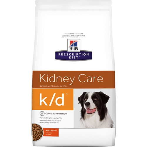 Alimento Hill's Prescription Diet Kidney Care Canine k/d para perro adulto todos los tamaños sabor pollo en bolsa de 1.5 Kg