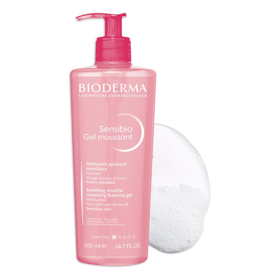 Bioderma Limpiador Sensibio Gel Moussant 500 Ml