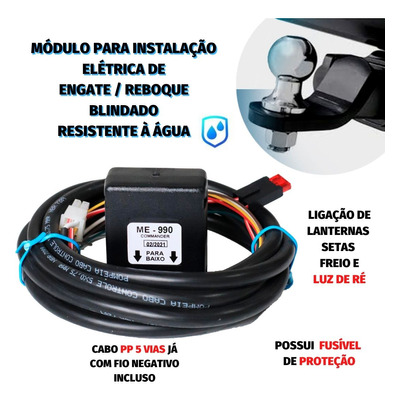 Módulo Instalação Elétrica Engate Me-990 Nissan Frontier