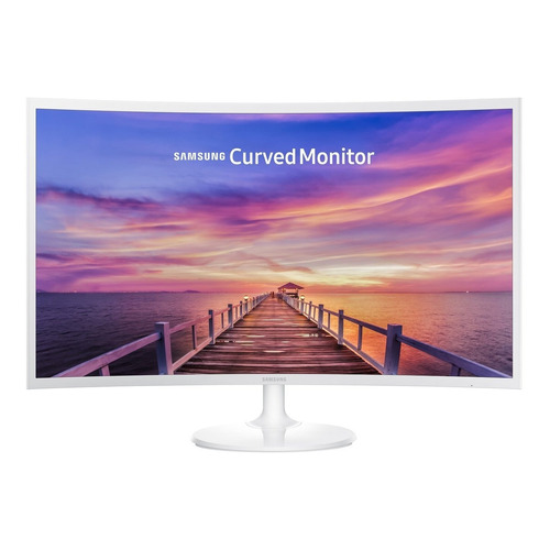 Monitor Samsung Led Curvo 32 Active Crystal Color Hdmi F391 Color Gris