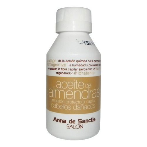 Aceite De Almendras Anna De Sanctis Reparacion Capilar 120ml