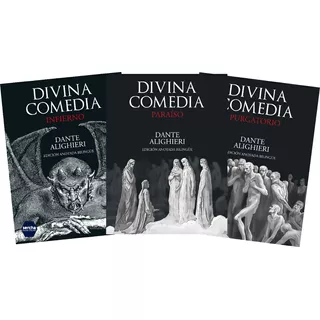 Divina Comedia. Pasta Dura (edición Bilingüe) 3 Tomos