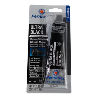 Silicon Permatex Ultra Black / Super Negro Resistente Aceite