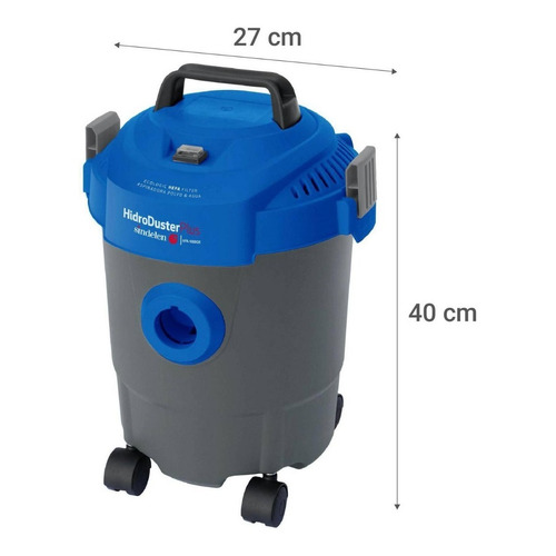 Aspiradora Polvo Y Agua Apa-1000gr Sindelen Color Gris/Azul