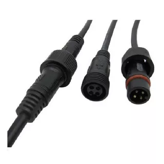 5 Pares Conector Rgb 4 Pines Xl C18 Waterproof Pvc Exterior