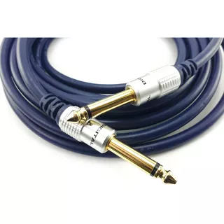 Cable De Guitarra Plug 1/4 Mono 6.35mm 90 Centímetros