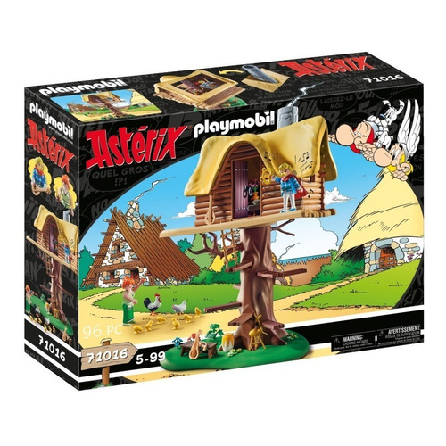 Juego Playmobil Astérix Asurancetúrix Con Casa Del Árbol 3+ Cantidad de piezas 96