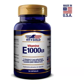 Vitamina E 1000ui Vigold 30 Cápsulas