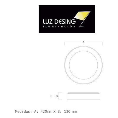 Plafon Led Vk-nbagel Pro 30w Dimerizable Diseño Moderno Vk
