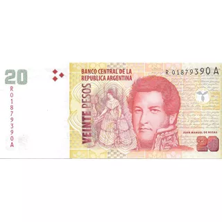 Billete 20 Pesos Serie F Reposicion Sin Circular