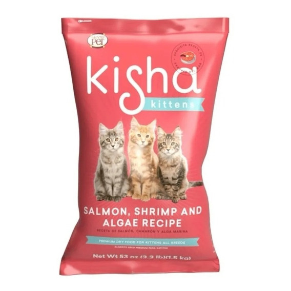 Alimento Gato Kisha Kitten 1.5kg Grand Pet 3.3lb Premium