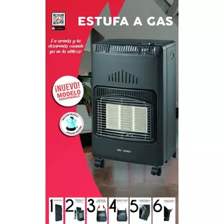 Estufa A Gas Uruenergy Con Valvula Y Manguera, Excelente!