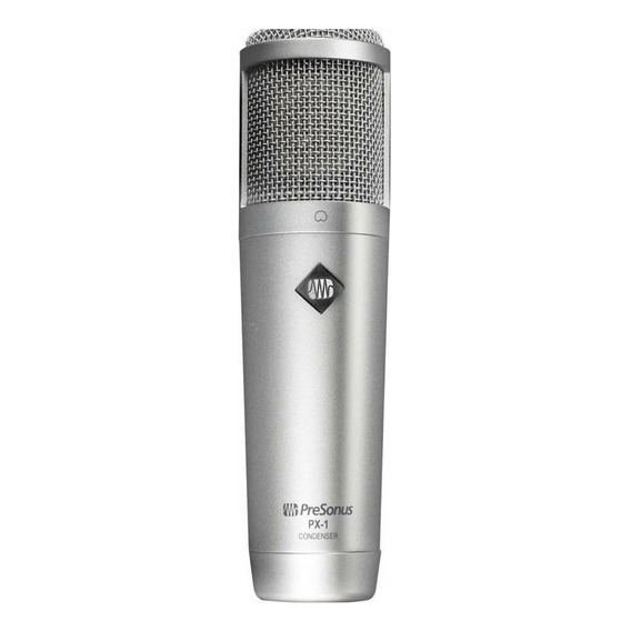 Micrófono PreSonus PX-1 Condensador Cardioide color silver