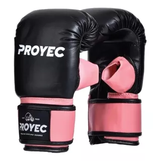 Guantines Boxeo Proyec Rosa Femenino Mujer Box Bolsa Guantin