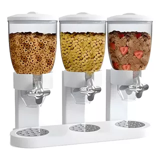 Dispensador De Cereales Triple Capacidad 6 Litros