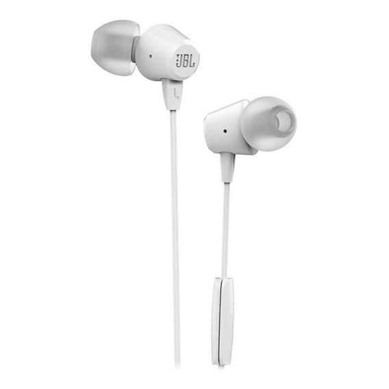 Audífonos Jbl C50hi  - Jack 3.5mm - Color Blanco