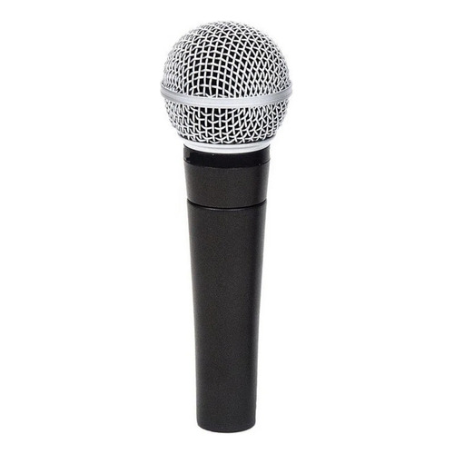 Micrófono Vocal Profesional M-58 Dinámico Metalico Color Negro
