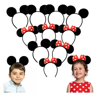 10 Diademas De Mimi Minnie Mouse Economicas Orejas Mickey