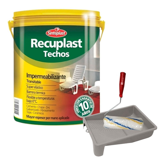 Recuplast Techos Impermeabilizante Sinteplast 20 Kg Garantía