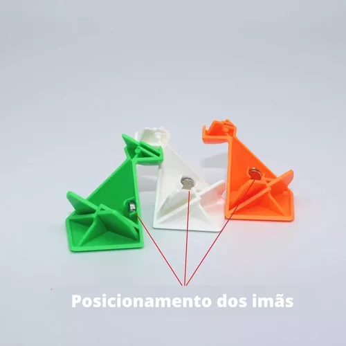 Cubo Mágico Profissional Moyu Meilong Sem Adesivo 4x4 Cor Da Estrutura  Colorido