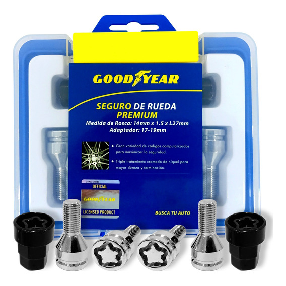 Bulones Tuercas Antirrobo Goodyear Para Ram Rampage Lebel