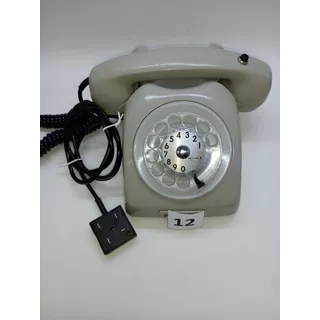 Telefone DLG Cinza Disco Ano 70 80