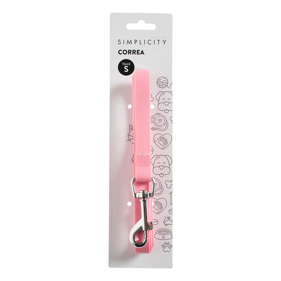 Correa Para Mascota Simplicity Pet Talle S Rosa