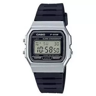 Relógio Casio Digital Unissex - F-91wm-7adf-sc Cor Da Correia Preto Cor Do Bisel Preto Cor Do Fundo Preto