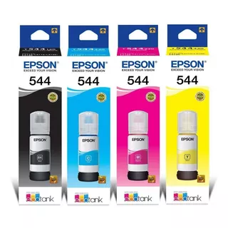 Combo Tinta Epson T544 544 L3110 L3150 L5190 65 Ml