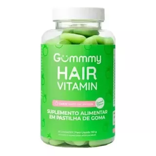 Gummy Hair Original Vitamin - Maça Verde - 60 Gomas 