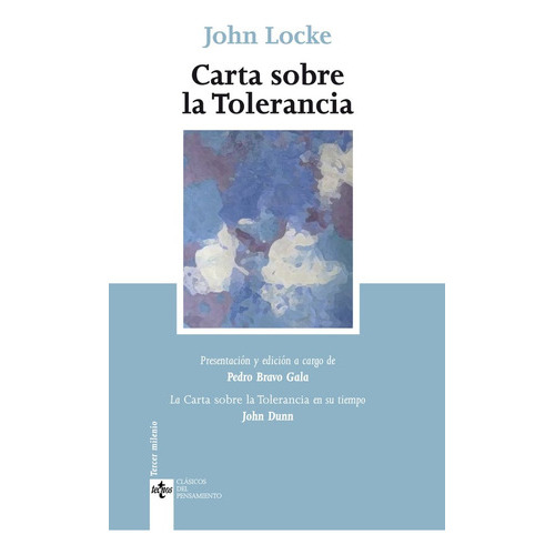 Carta Sobre La Tolerancia, De Locke, John. Editorial Tecnos, Tapa Blanda En Español