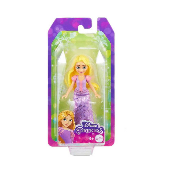 Mini Muñeca Princesa Rapunzel 9cm Hlw70