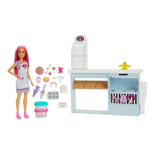  Mattel Barbie Set de Repostería para Decorar HGB73