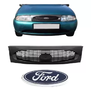 Grade Dianteira Fiesta 96 97 98 99 + Emblema Ford Nova