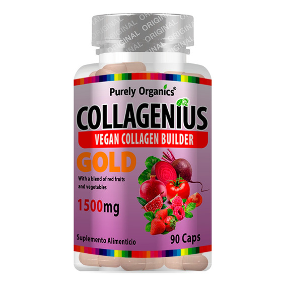 Collagenius Precursor Vegano 90 Cápsulas Purely Organics.