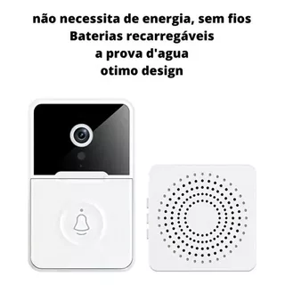 Campainha Sem Fio C Câmera Casa Inteligente - Visão Noturna 110v/220v