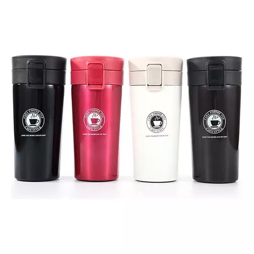 Taza térmica Bc Bora Colega Shop Copo térmico café aço inox caneca a vácuo  vacuum chá 380 ml color taza 0.38L