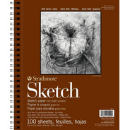 Block Strathmore Sketch 400 Para Bocetos 22.9x30.5 100 Hojas
