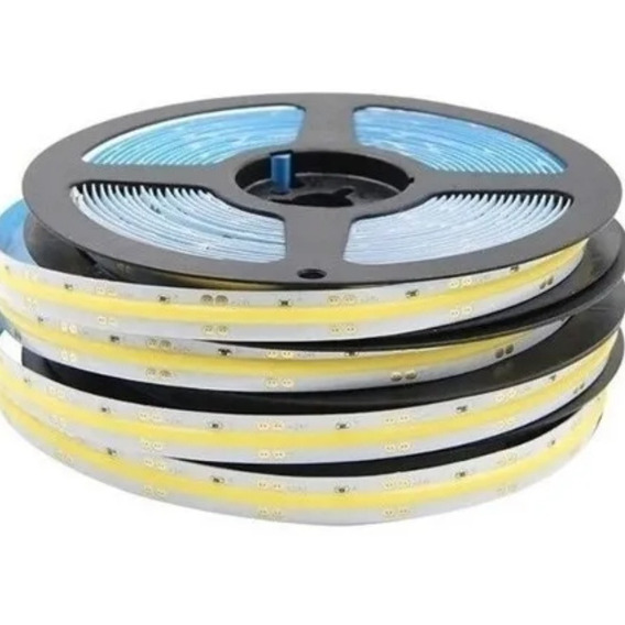 Cintas Led Cob Luz Cálida/fria 12v Rollos Continua 