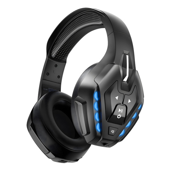 Auricular Gamer Ps4 Pc Bluetooth Desmontable Luz Led