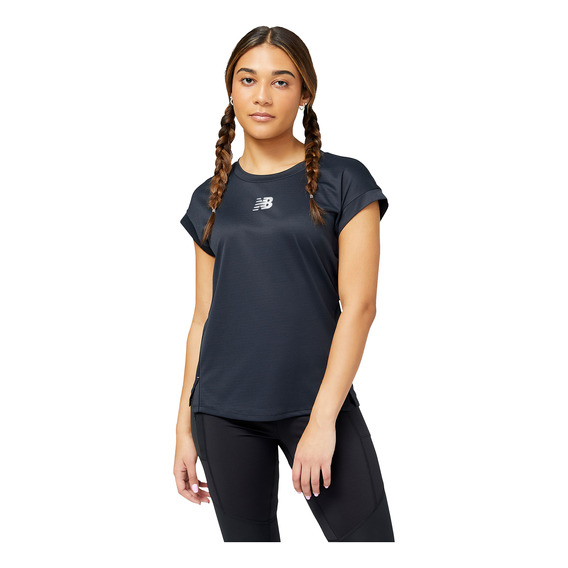 Remera New Balance De Dama - Wt23277bk