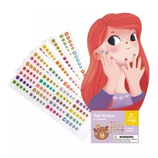 Stickers Para Uñas Contiene 500 Pegatinas Infantiles