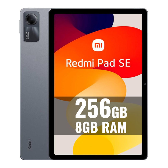 Tablet Redmi Pad Se De 8 Gb Y 256 Gb Color Negro