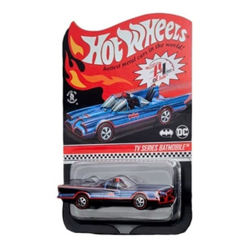 Hot Wheels Tv Series Batimovil Rlc 2021 Exclusivo Mattel Color Azul Acero Spectraflame