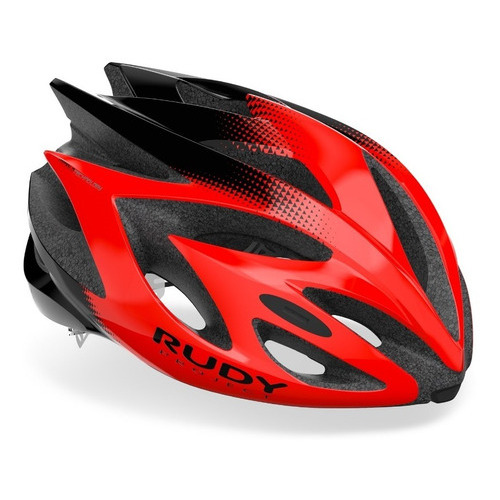 Casco De Bicicleta Rudy Project Rush - Solo Bici Color Red Black Shiny Talle L