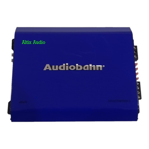 Amplificador Audiobahn Ultra-1dbl 1 Canal Azul  1500w Rms Color Azul