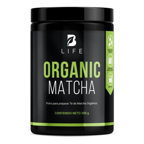 Matcha En Polvo Orgánica 300 Gramos 150 Servicios. B Life