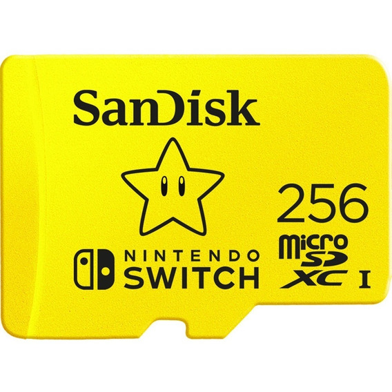 Memoria Micro Sd Sandisk Nintendo Switch 256 Gb